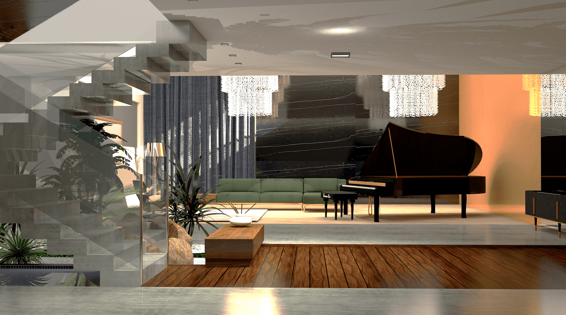 Maestro Pianist - visualisation Perfect Space